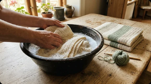 Wash care by fiber